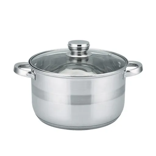 Oala Oliver Voltz OV51210M18, 18 cm, 2,9 litri, Capac, Inductie, Inox