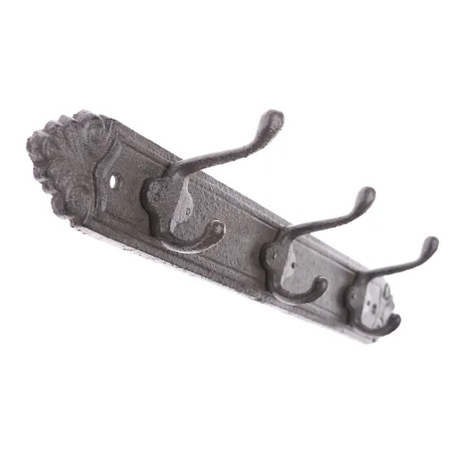 Cuier din fontă Enfeite maro, 43 x 7 cm, maro