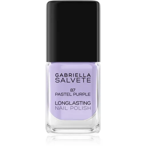 Gabriella Salvete Longlasting Enamel lac de unghii cu rezistenta indelungata lucios culoare 87 Pastel Purple 11 ml