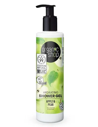 Organic Shop Gel de duș hidratant Măr și pară (Hydrating Shower Gel) 280 ml