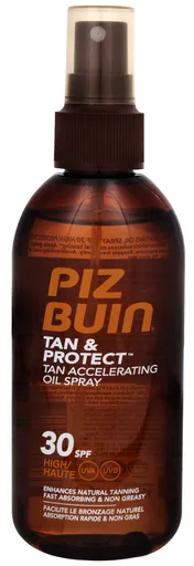 Piz Buin Spray de protecție ulei accelerarea procesului de bronzare Tan