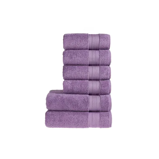 Set de prosoape Stanex MEXICO violet , 4 bucăți 50x 100 cm, 2 bucăți 70 x 140 cm, mov