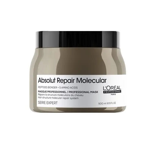 Masca de Par pentru Regenerare Moleculara L’Oreal Professionnel Serie Expert Absolut Repair Molecular, 500 ml