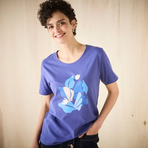 Tricou cu mânecă scurtă și imprimeu