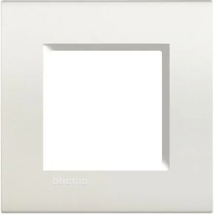 Rama ornament 2 module Living Light Bticino LNA4802BI, alb