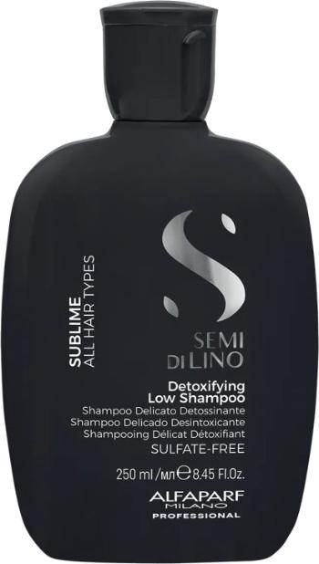 Alfaparf Milano Șampon de păr detoxifiant Semi Di Lino Sublime (Detoxifying Low Shampoo) 250 ml