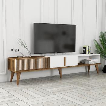 Masă TV Milan Alt White, alb