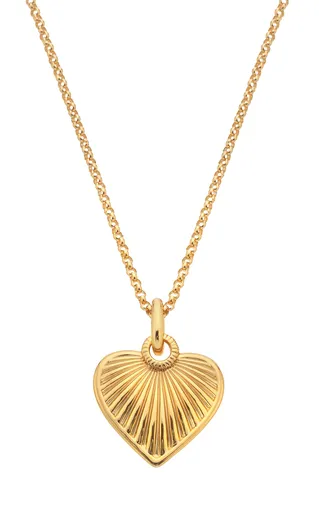 Hot Diamonds Colier inimă placat cu aur cu diamant Jac Jossa Hope DP1019 (lănțișor, pandantiv)