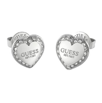 Guess Cercei cu inimă strălucitoare Fine Heart JUBE01427JWRHT / U