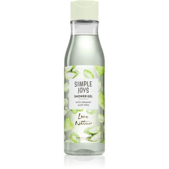 Oriflame Love Nature Simple Joys gel de dus revigorant cu aloe vera Organic Aloe Vera 250 ml