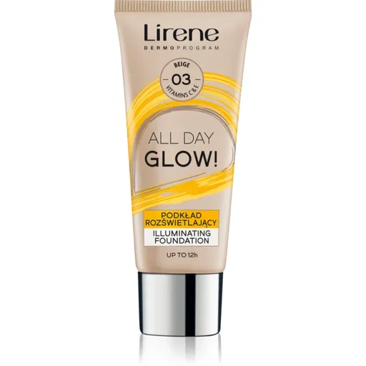 Lirene Vitamin C machiaj lichid lucios pentru un efect de lunga durata culoare 03 Beige 30 ml