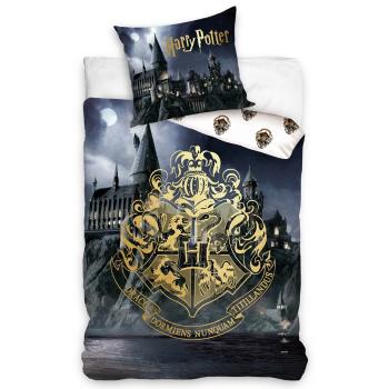 Cearșafuri din bumbac Harry Potter Hogwarts, 140x 200 cm, 70 x 90 cm