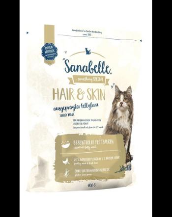 SANABELLE Hair &amp; skin Hrana uscata pisici adulte, cu pasare 400 g