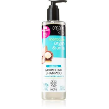 Organic Shop Natural Moroccan Argan & Amla sampon hranitor pentru par deteriorat si vopsit 280 ml