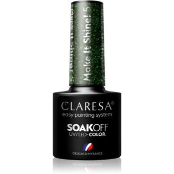 Claresa SoakOff UV/LED Color Make It Shine! lac de unghii sub forma de gel culoare 5 5 g