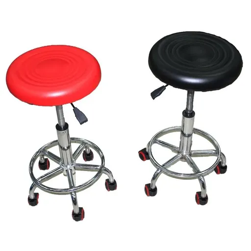 Scaun Tip Taburet - Reglabil pe Inaltime cu Roti