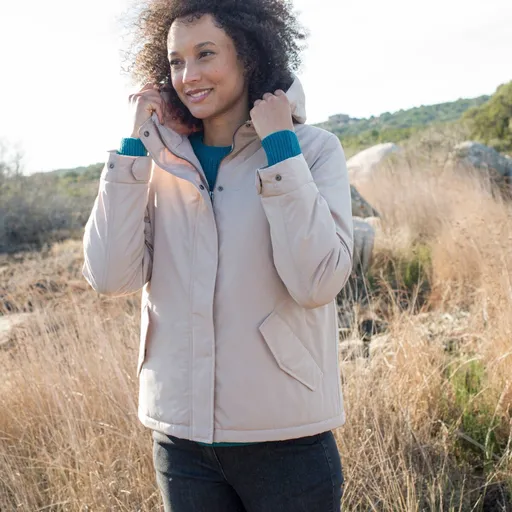 Jachetă impermeabilă cu glugă, fermoar