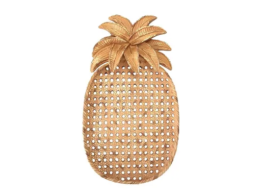 Decoratiune, CY0319, 28x3x15 cm, Poliester, Auriu