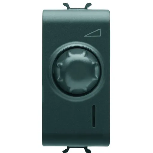 Variator de tensiune 100-900w 1 modul Gewiss Chorus GW12564, negru satin