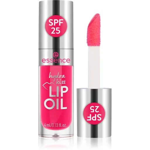 essence Hydra Kiss SPF 25 ulei pentru buze cu efect de hidratare culoare 104 PINK SQUEEZE, PLEASE! 4 ml