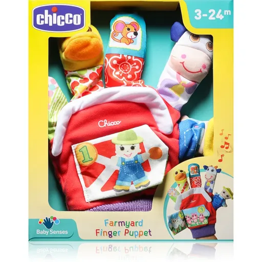 Chicco Finger Puppet 3m+ jucărie de pluș 20 x 24 x 4 cm 1 buc