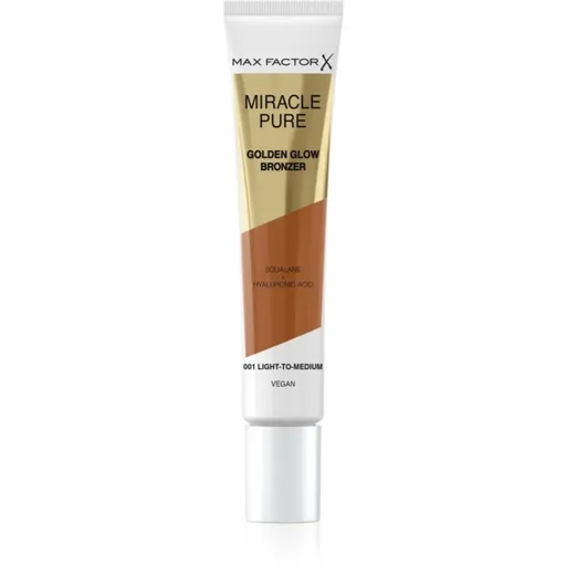 Max Factor Miracle Pure crema Bronzantã pentru o piele mai luminoasa culoare 001 Light To Medium 15 ml