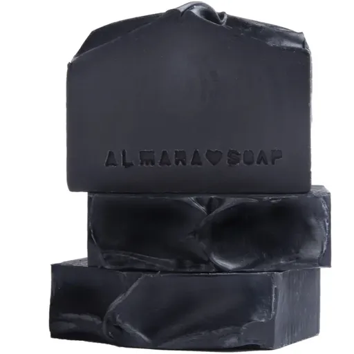 Almara Soap Natural Black As My Soul Sapun natural pentru ten gras si problematic 90 g