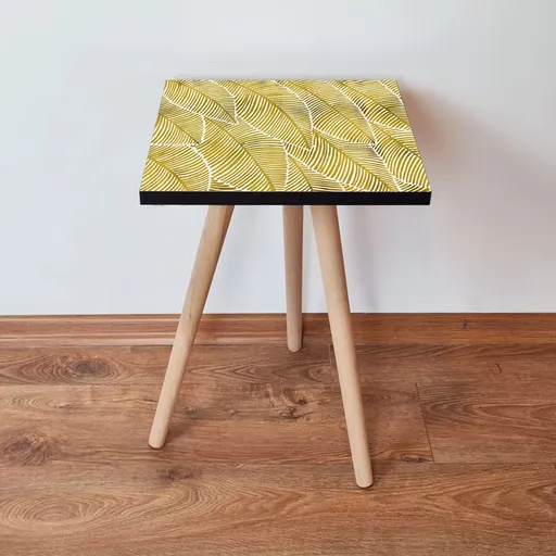 Masuta, Hanah Home, Shp239, 35x42x35 cm, Aur/Alb