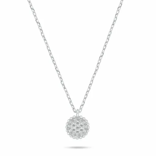 Brilio Silver Colier elegant din argint cu zircon cubic NCL207W