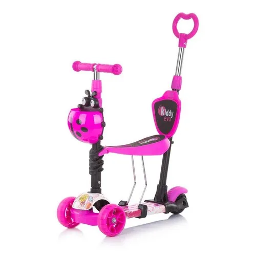 Scooter Chipolino cu bară de ghidare Kiddy Evo3in1 , Lollipop