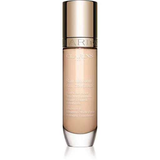 Clarins Skin Illusion Hydrating Foundation fond de ten cu acoperire ridicată culoare 100.5W 30 ml