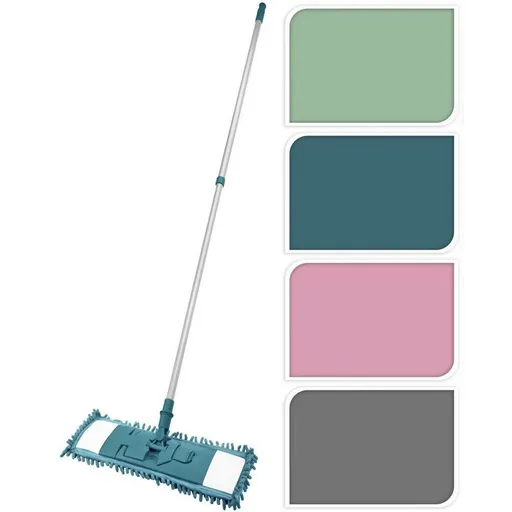 Mop de podea Ultra Clean cu bară telescopică,albastru, albastru