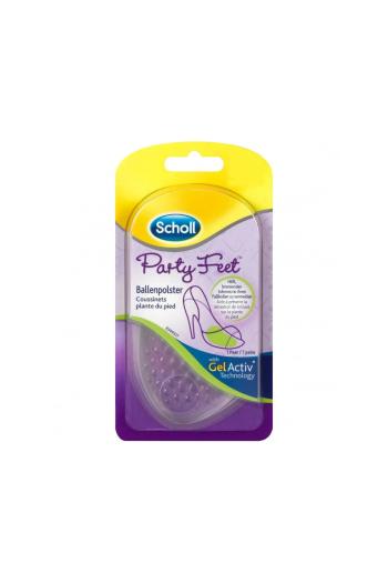 Scholl Pernuțe pentru tălpi Party Feet™ Gel Activ (Ball of Foot) 1 pereche