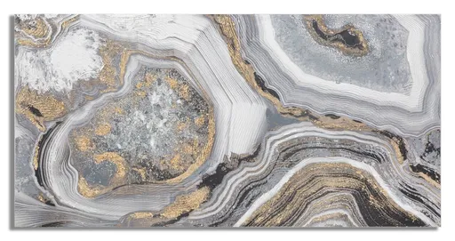 Tablou decorativ Cave, Mauro Ferretti, 120x60 cm, canvas pictat manual, multicolor