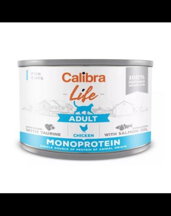 CALIBRA Cat Life Adult Chicken 200 g hrana de pui monoproteica pentru pisici