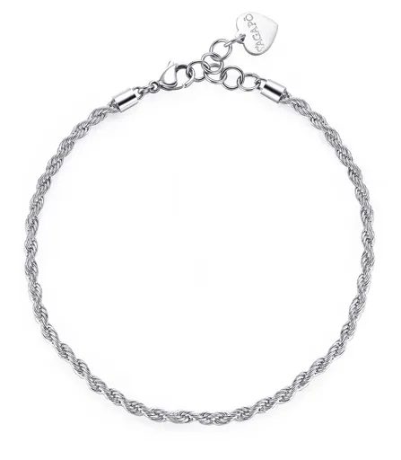 S'Agapõ Brățară frumoasă din oțel pentru gleznă Chunky SHK19
