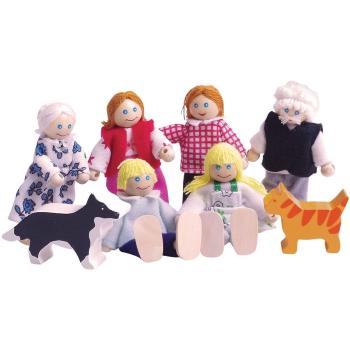 Set Casa de familie Bigjigs Toys