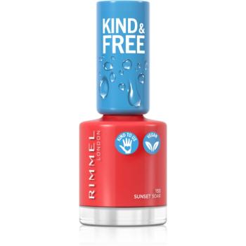 Rimmel Kind & Free lac de unghii culoare 155 Sunset Soar 8 ml