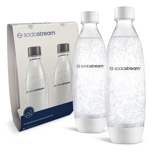 Sticlă FUSE 2x1l pentru mașina de spălat vase SodaStream
