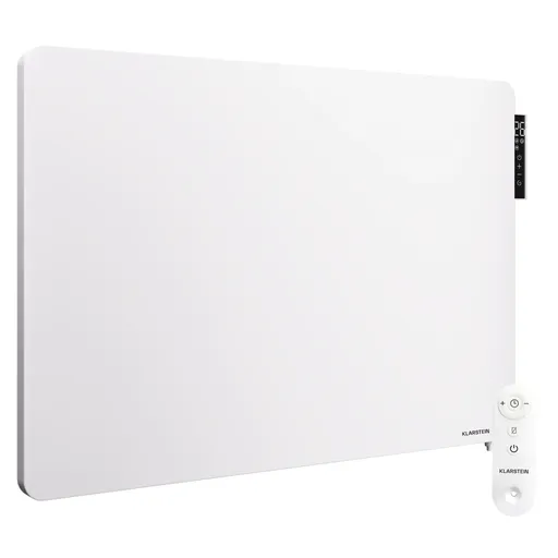 Klarstein Wonderbeam 650 Hibrid Încălzitor cu infraroșu 60 x 84 cm 650 W, cronometru săptămânal, telecomandă.