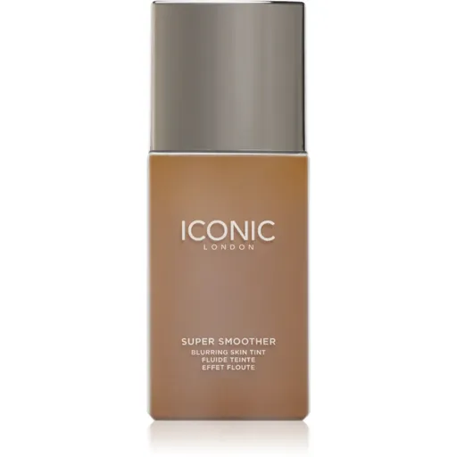 ICONIC London Super Smoother Blurring Skin Tint machiaj ușor de hidratare culoare Warm Deep 30 ml