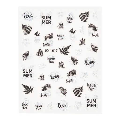 Abtibild unghii 3D JO-1617 Oranjollie