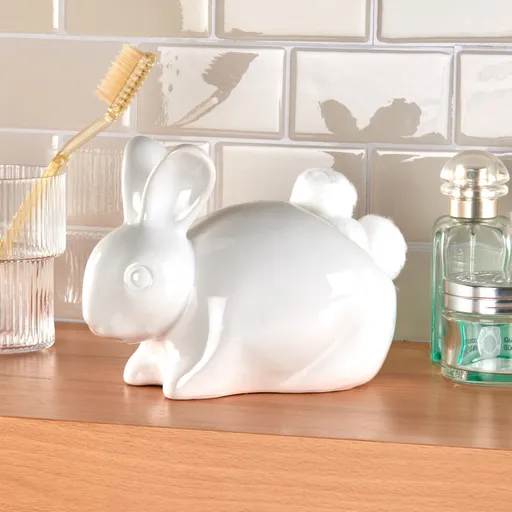 Dispenser pentru tampoane de bumbac Bunny