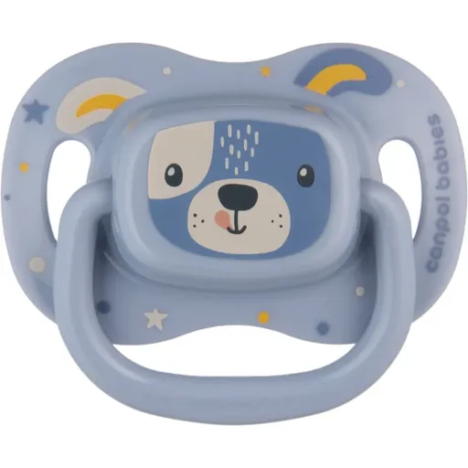 Canpol babies Cute Animals Soother 6-18m suzetă Blue 1 buc