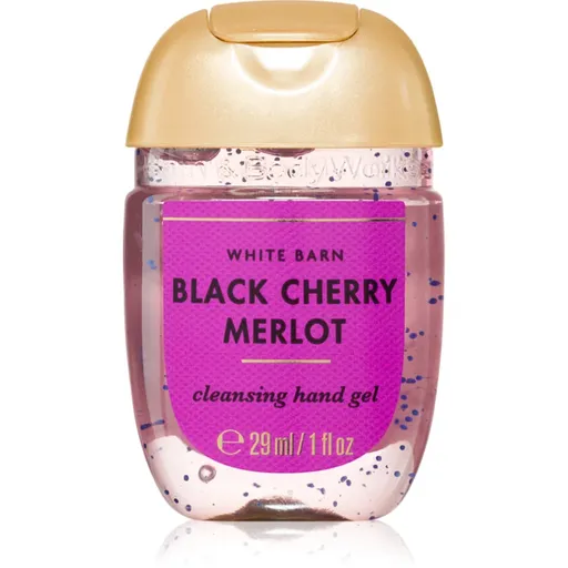 Bath & Body Works Black Cherry Merlot Pocketbac gel pentru curățarea mâinilor 29 ml