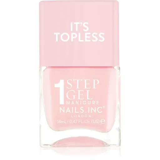 Nails Inc. It’s Topless lac de unghii sub forma de gel pentru un efect de lunga durata culoare Dakota 14 ml