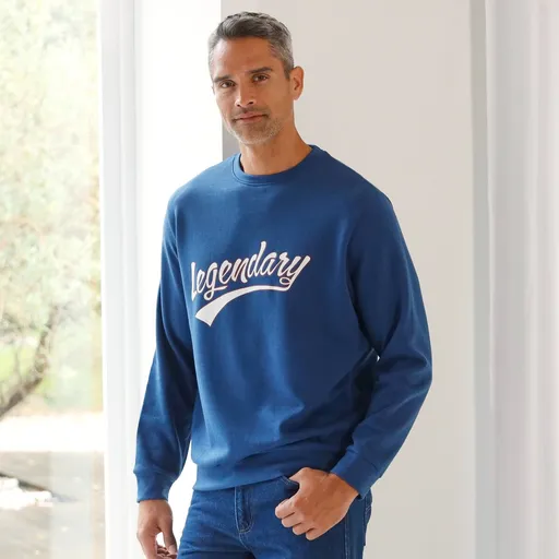 Hanorac cu fermoar și guler rotund