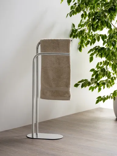 Suport pentru prosoape Levante, Wenko, 30x17x79 cm, inox, argintiu mat