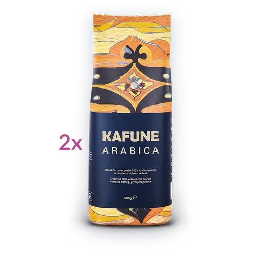 Kafune Cafea Boabe Arabica - Blend Superior De Cafea Boabe 1kg Pentru Espresso, Cu Un Retrogust Plăcut De Caisă Coaptă