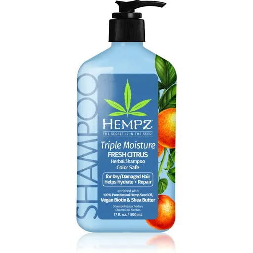 HEMPZ Triple Moisture sampon hidratant pentru păr 500 ml